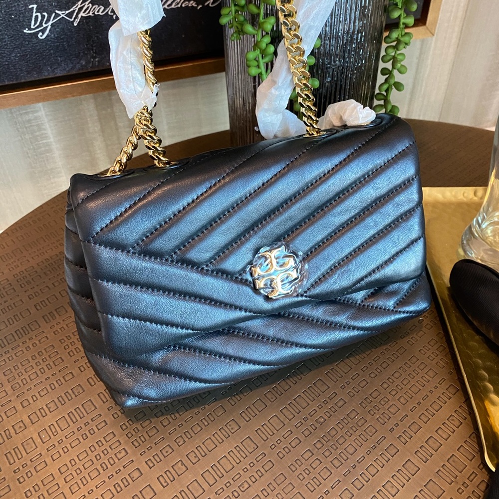 Tory Burch Kira Chevron Small Convertible Bag